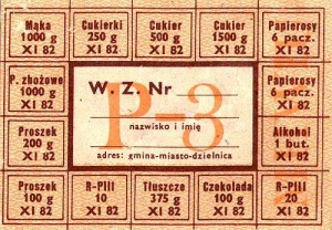 1983 Polish Food Stamp